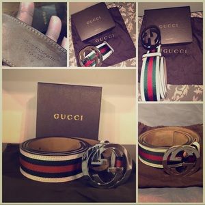 Size 30 gucci belt